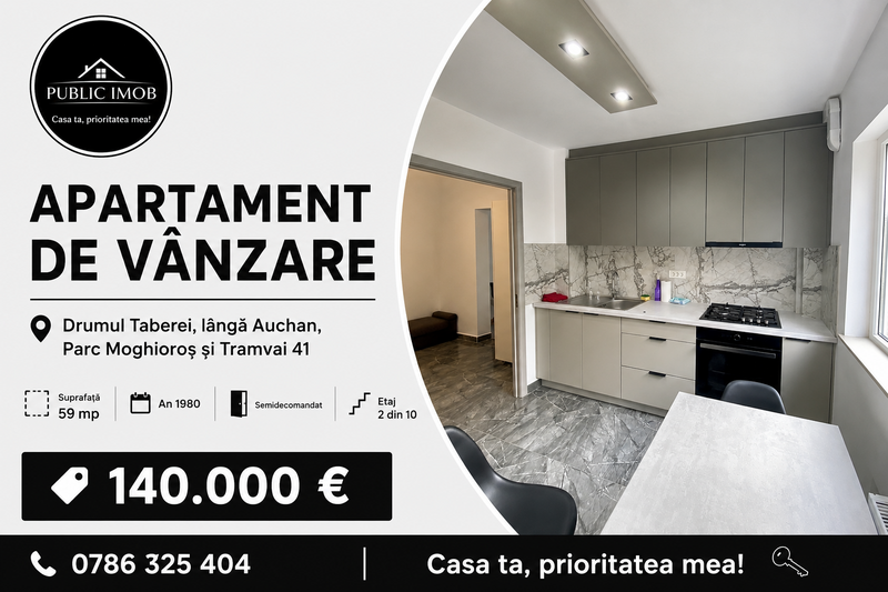 Drumul Taberei langa Auchan, Parc Moghioros si Tramvai 41